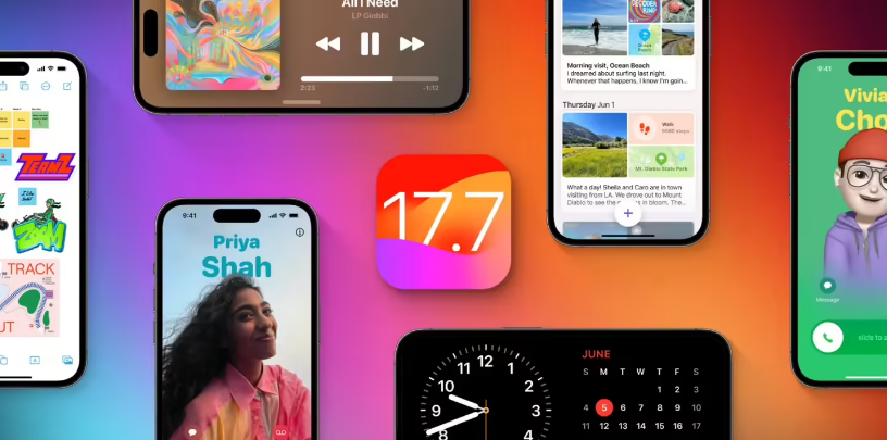 鄂温克苹果手机维修分享苹果 iOS / iPadOS 17.7.1 正式版推送 